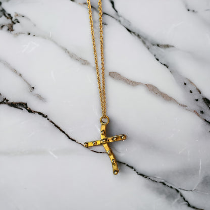 Antique Cross Chain | SwansNature