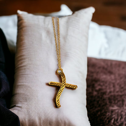 Antique Cross Chain | SwansNature