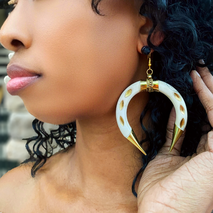 Bone Empress Tribe Earrings | SwansNature