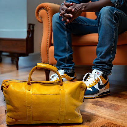 Butta Leather Duffle | SwansNature