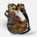 Cowhide Bucket Purse | SwansNature