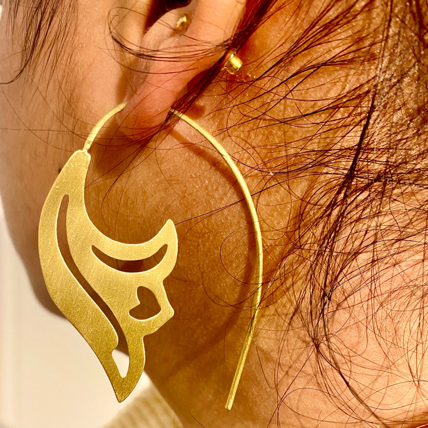 Golden Tulip Earrings | SwansNature