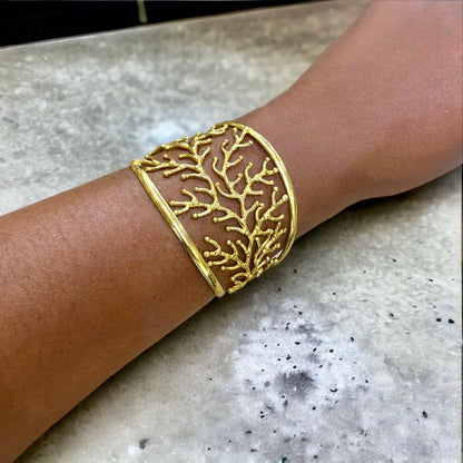 Golden Branches Bracelet | SwansNature