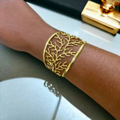 Golden Branches Bracelet | SwansNature