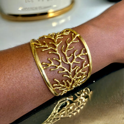 Golden Branches Bracelet | SwansNature