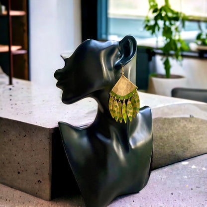 Field of Grass Earrings | SwansNature