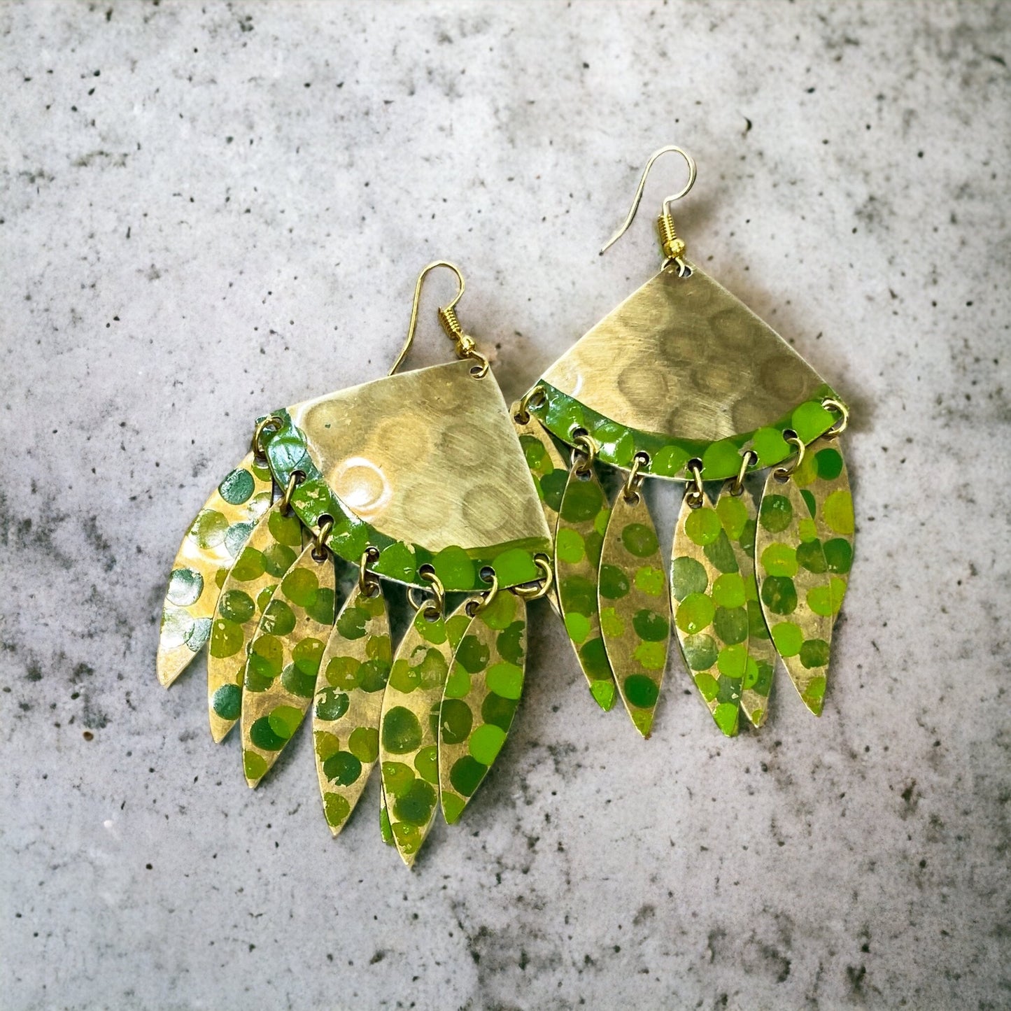 Field of Grass Earrings | SwansNature