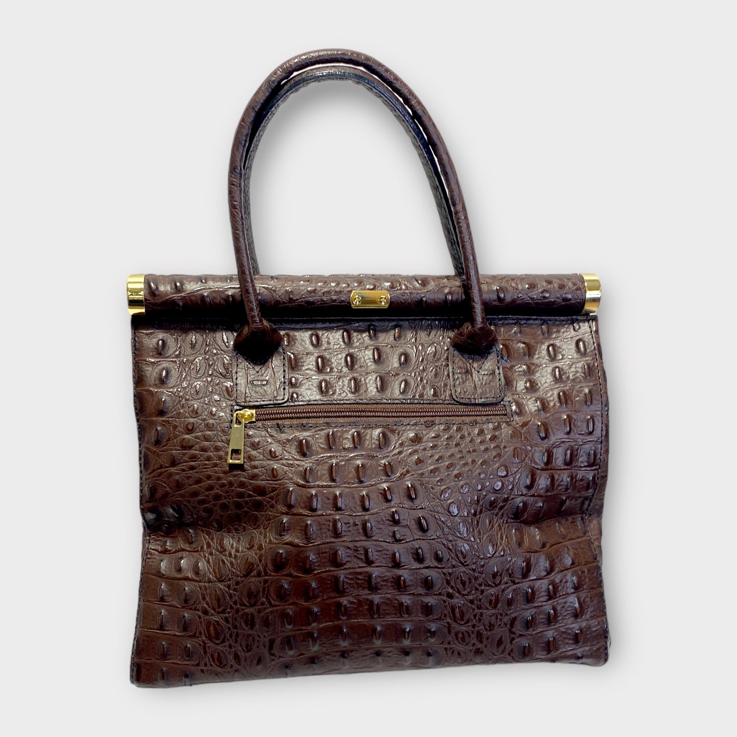 Leather Croc Purse | SwansNature