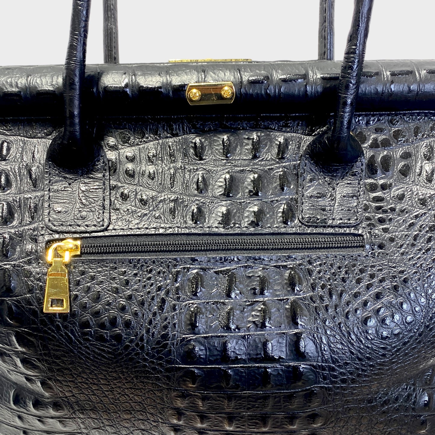 Leather Croc Purse | SwansNature