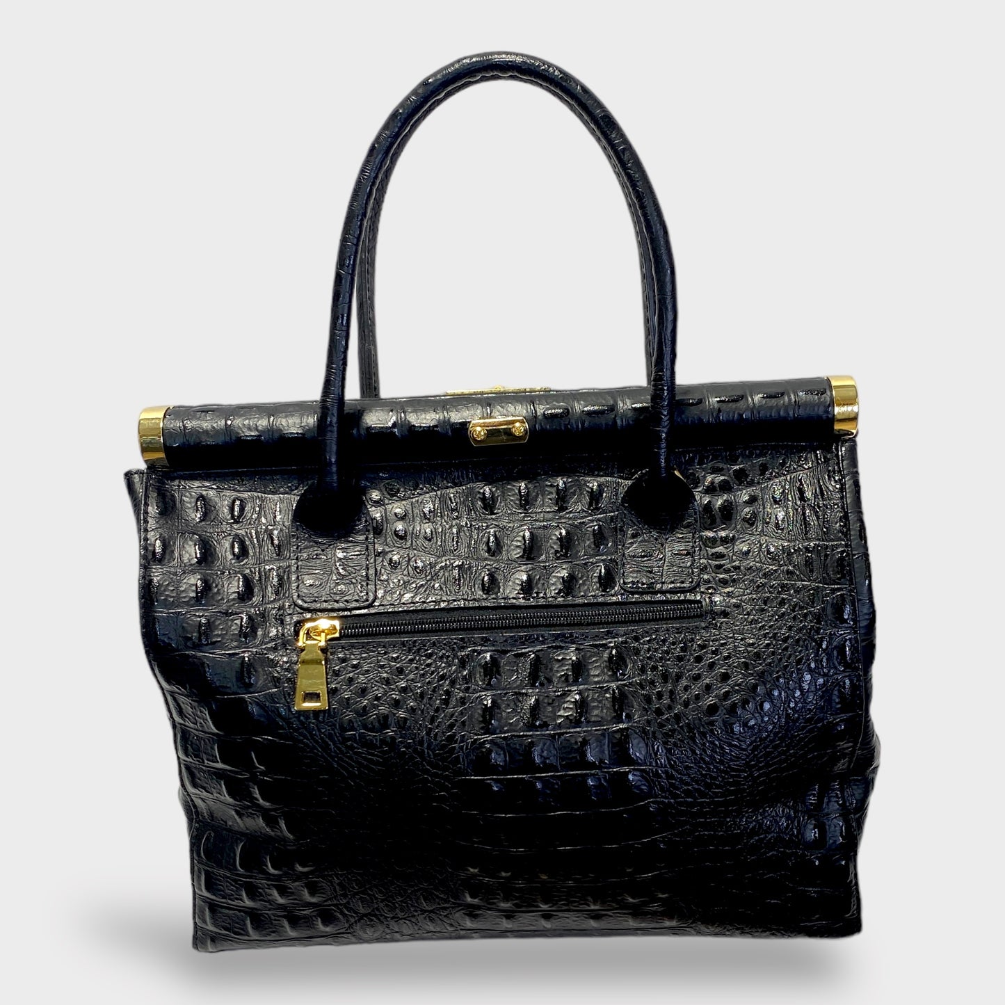 Leather Croc Purse | SwansNature