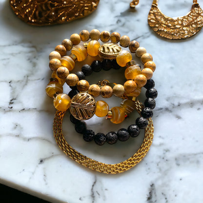 Mother Earth Stack Bracelets | SwansNature