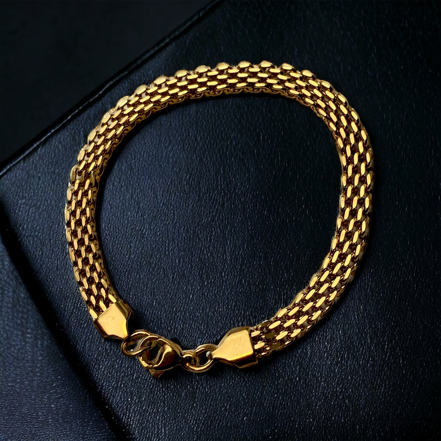 Woven Links Chain Bracelet | SwansNature