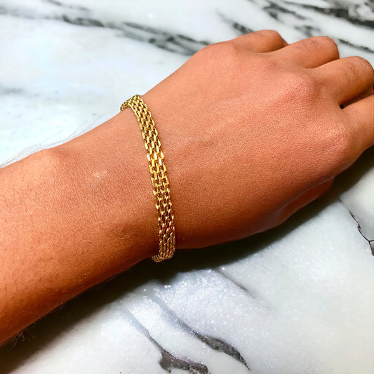 Woven Links Chain Bracelet | SwansNature