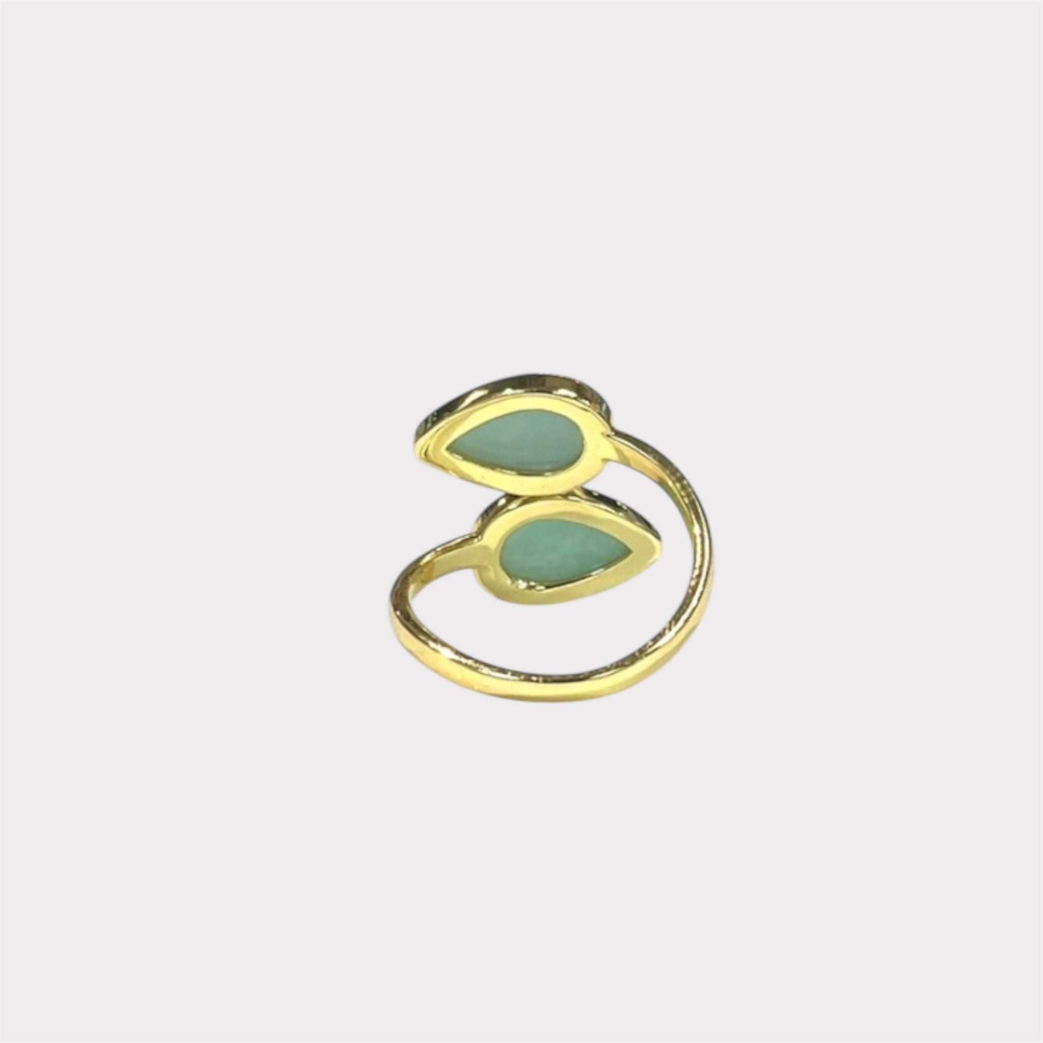 Double Gem Ring | SwansNature