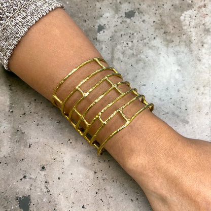 Golden Maze Bracelet | SwansNature