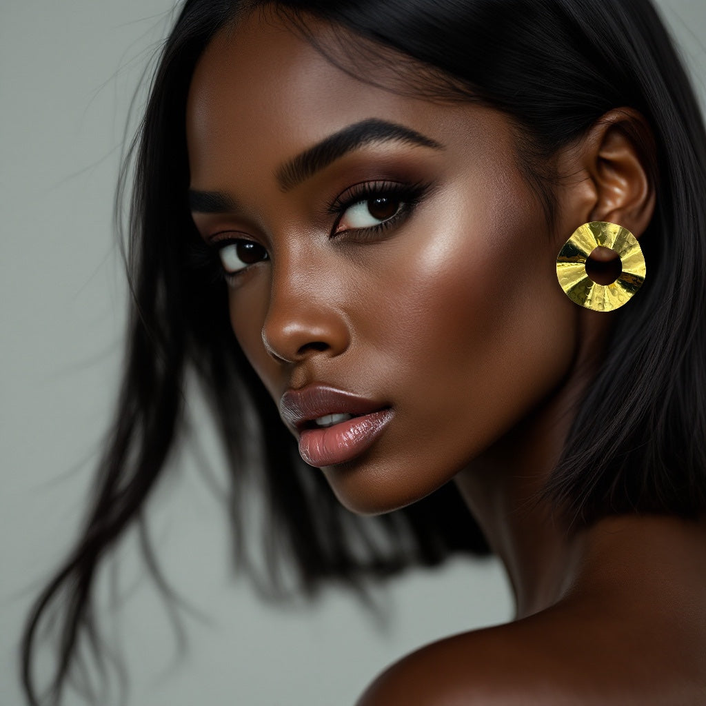 Golden Spinner Studs | SwansNature