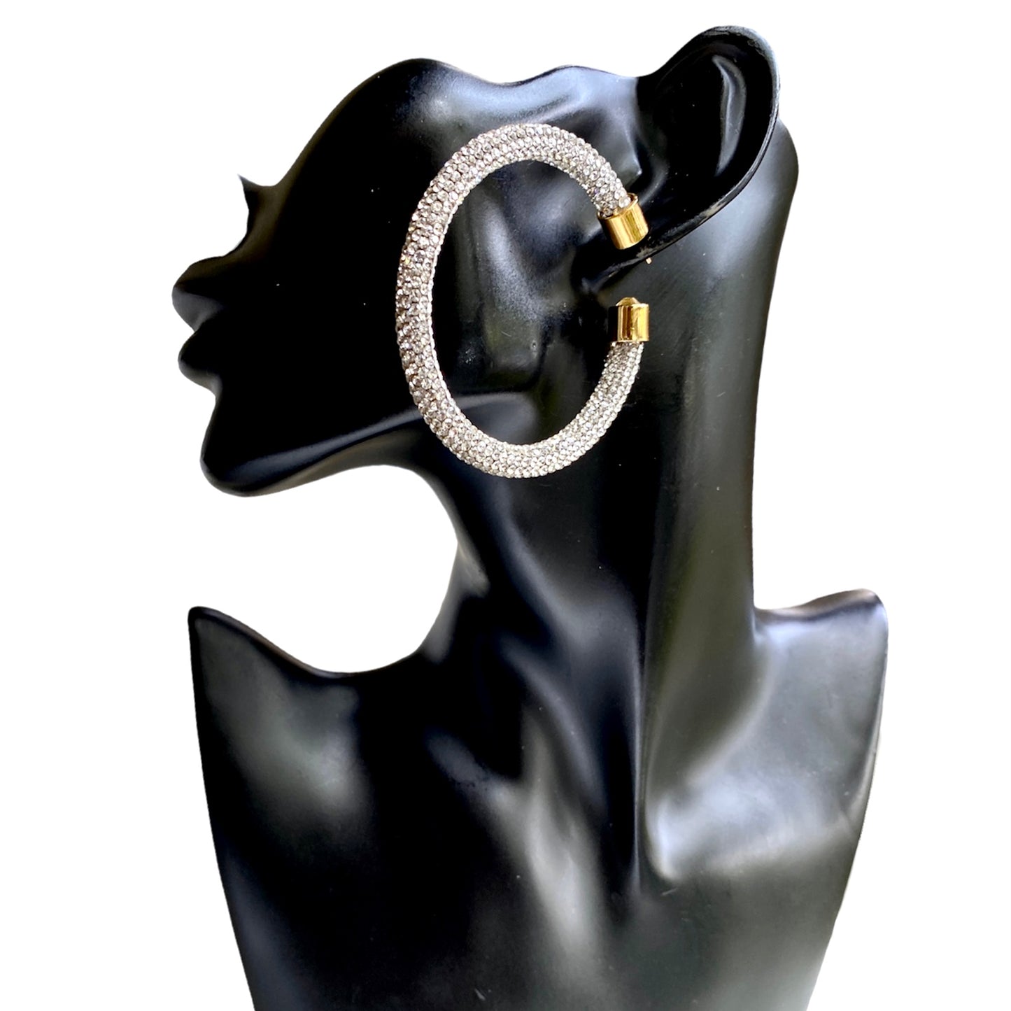 Stardust Platinum Hoops | SwansNature