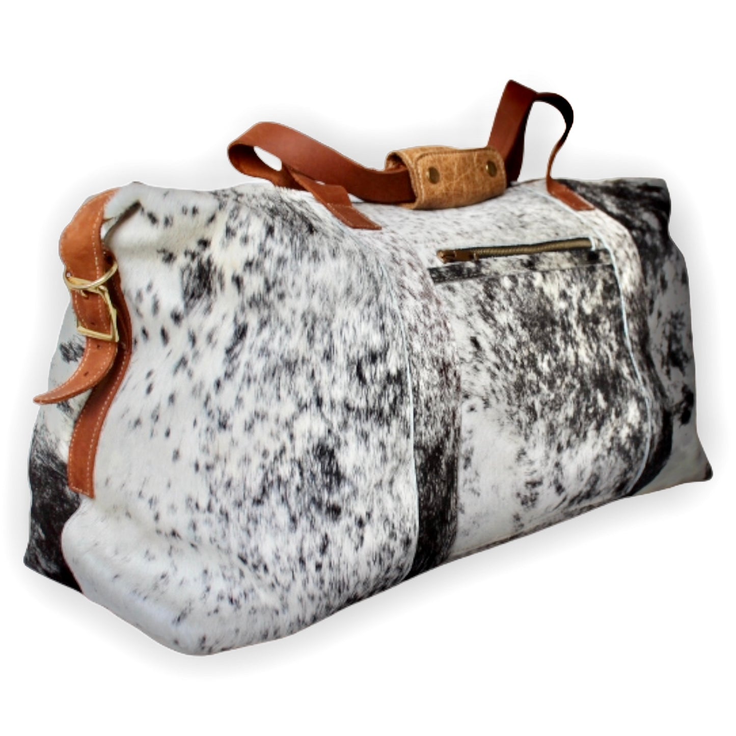 Full Cowhide Leather Duffle Traveler