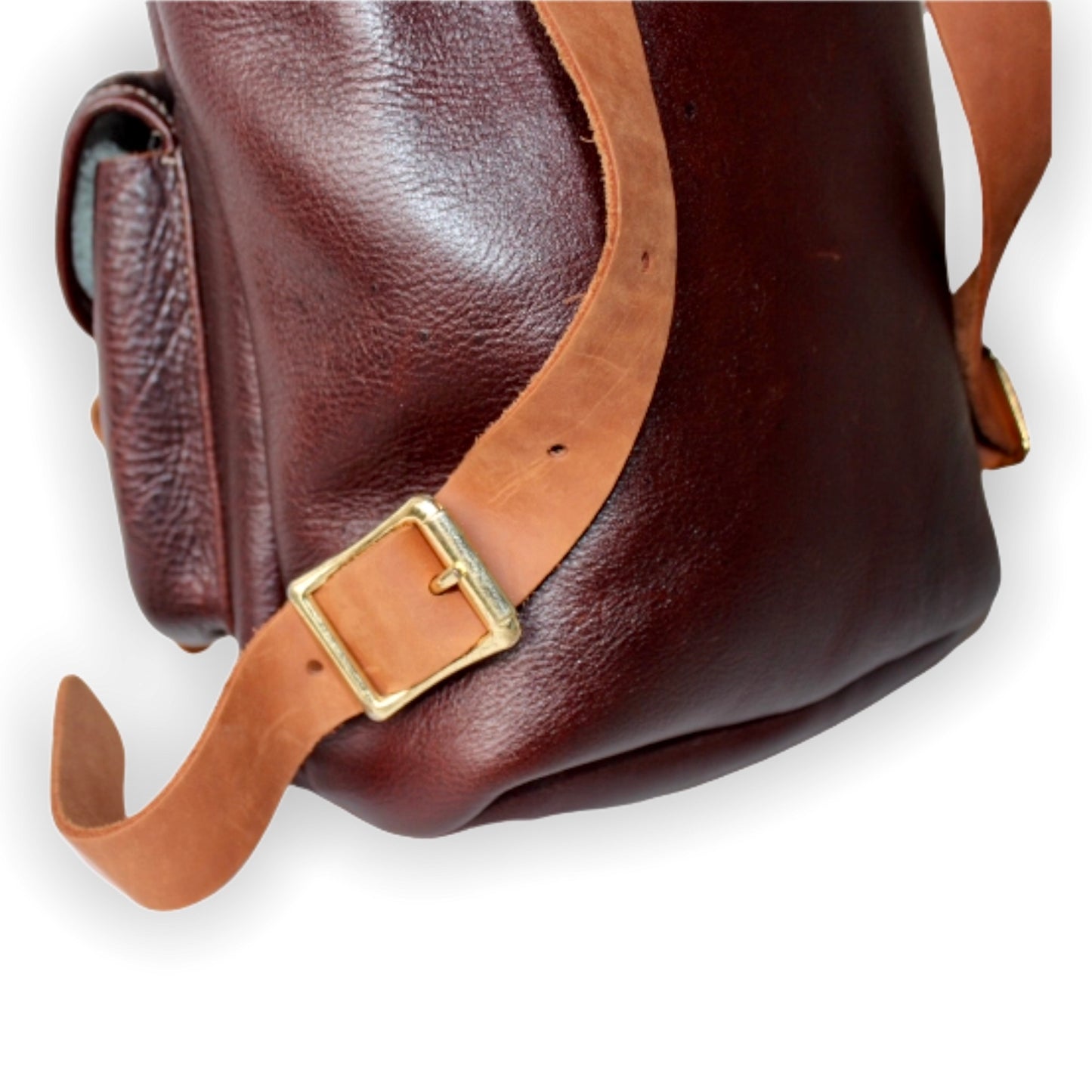 Tri Lux Cherry leather Backpack Small