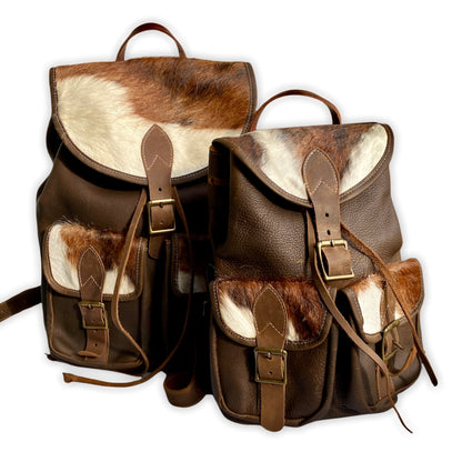 Tri Lux Milk Leather Backpack