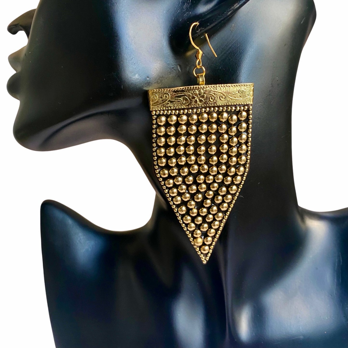 Studded Warrior Earrings | SwansNature