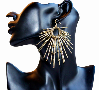 Sunburst Empress Earrings | SwansNature