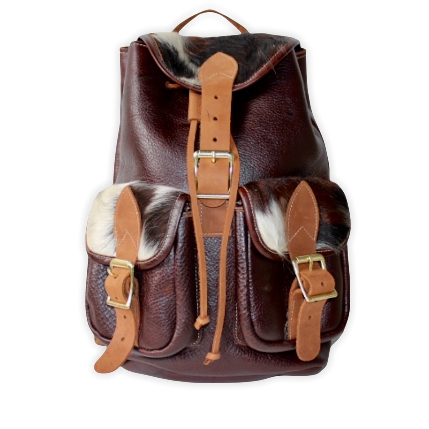 Tri Lux Cherry leather Backpack Small