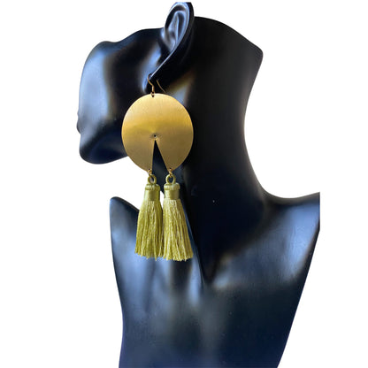 Double Tassel Queen Earrings| SwansNature