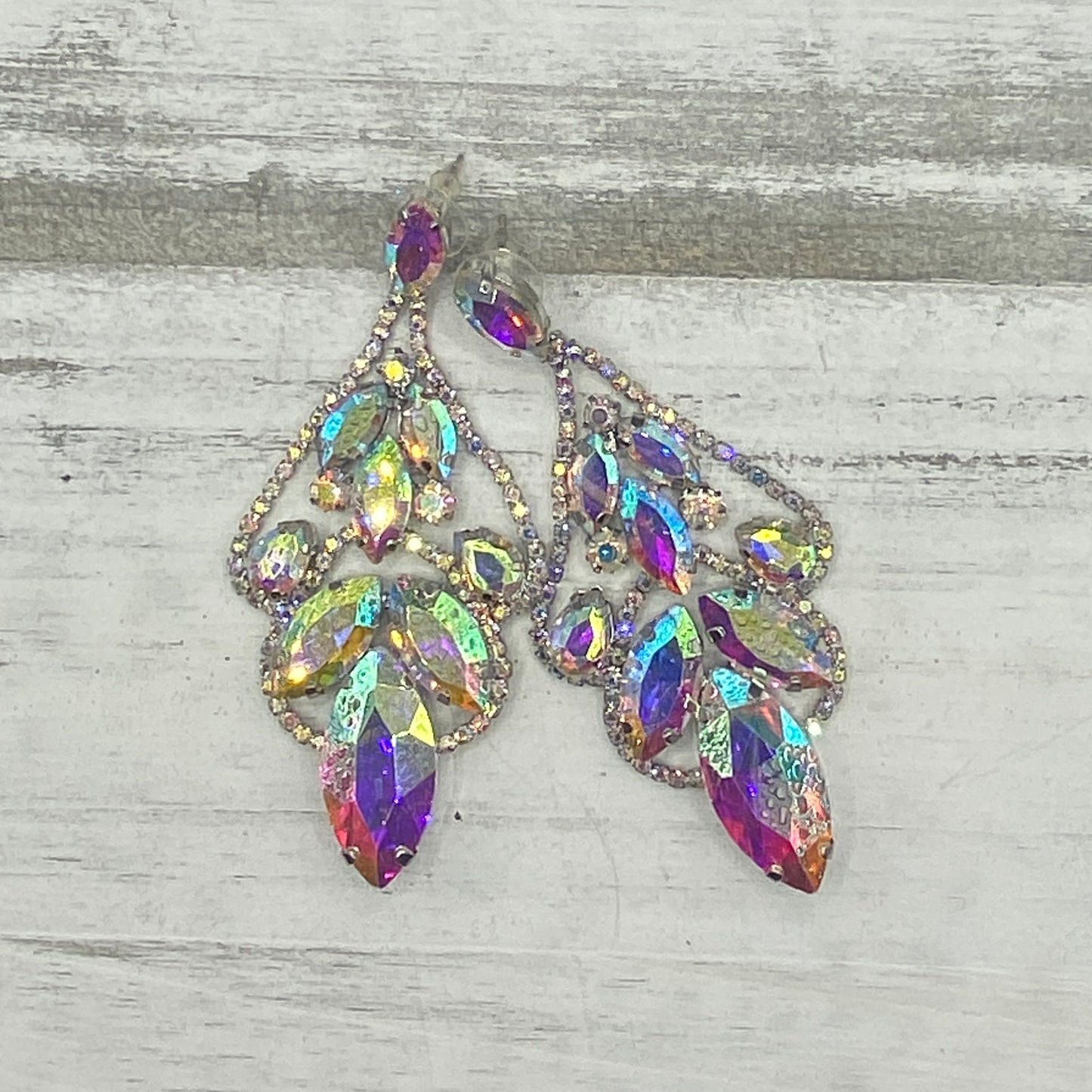 Teardrop Glam Earrings | SwansNature