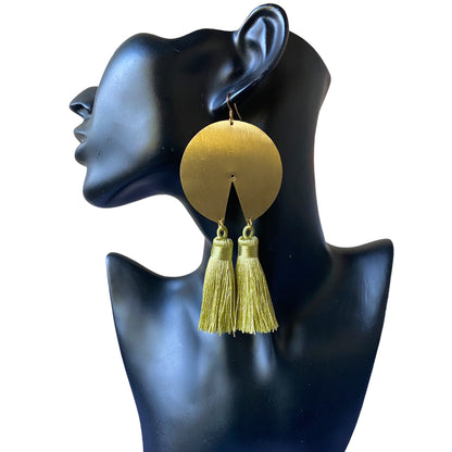 Double Tassel Queen Earrings| SwansNature