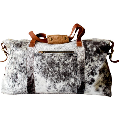 Full Cowhide Leather Duffle Traveler