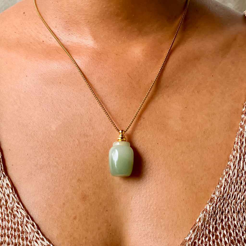 Aroma Aventurine Necklace | SwansNature