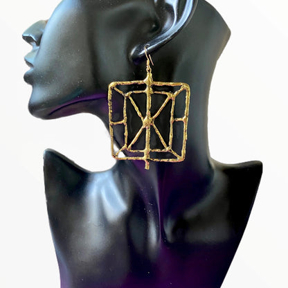 Web Empress Earrings | SwansNature