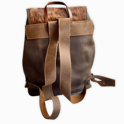 Tri Lux Milk Leather Backpack