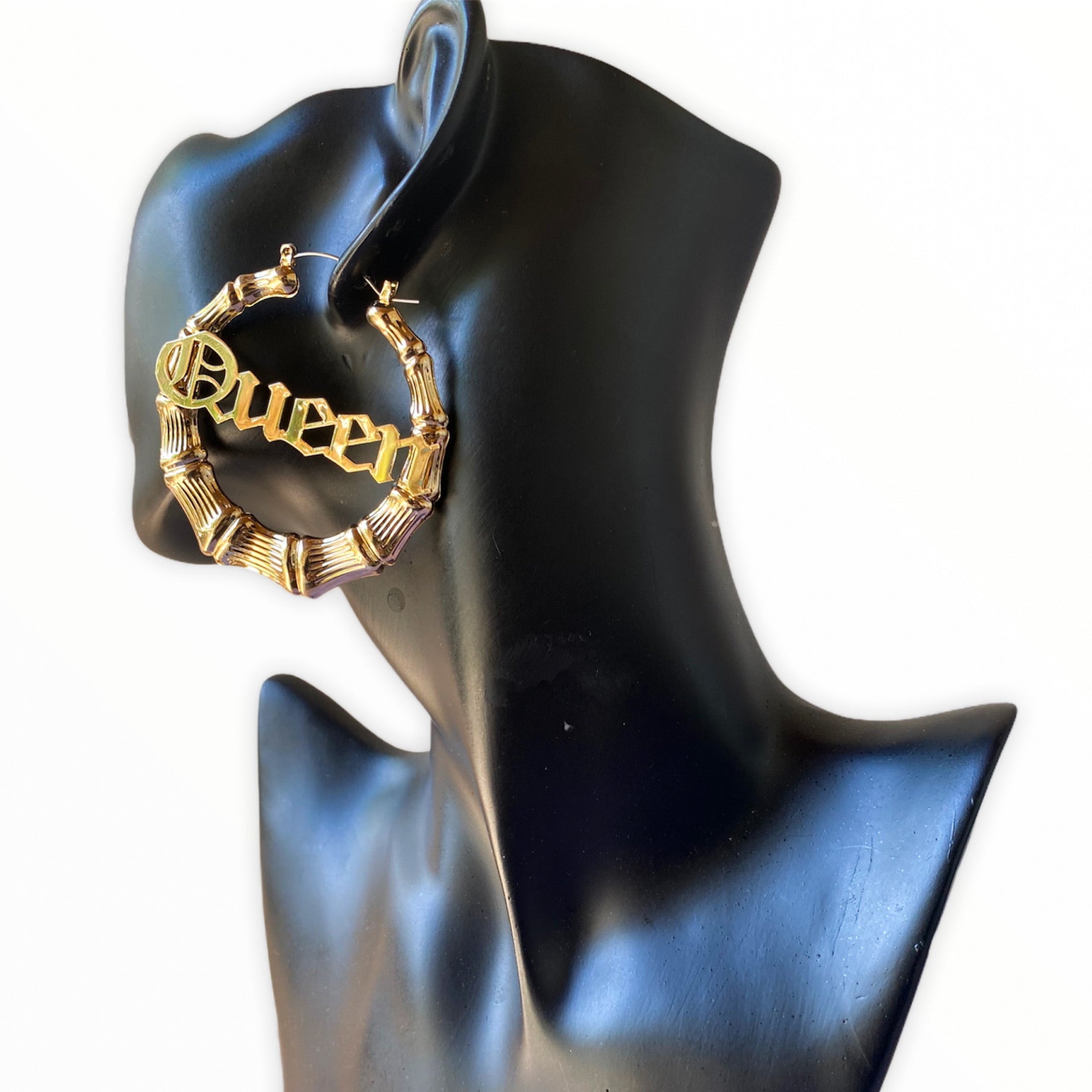 Around The Way "Queen" Earrings