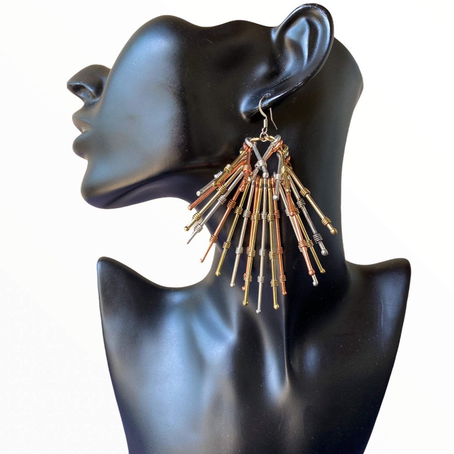 Tritone Sunburst Earrings | SwansNature