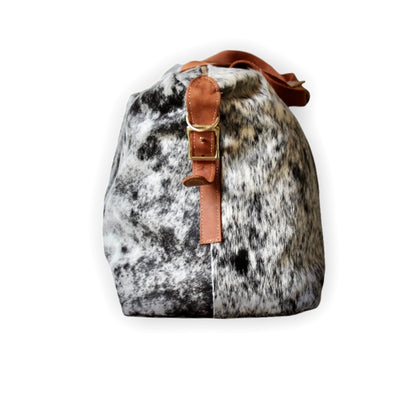 Full Cowhide Leather Duffle Traveler