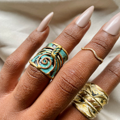 Tribal Band Ring