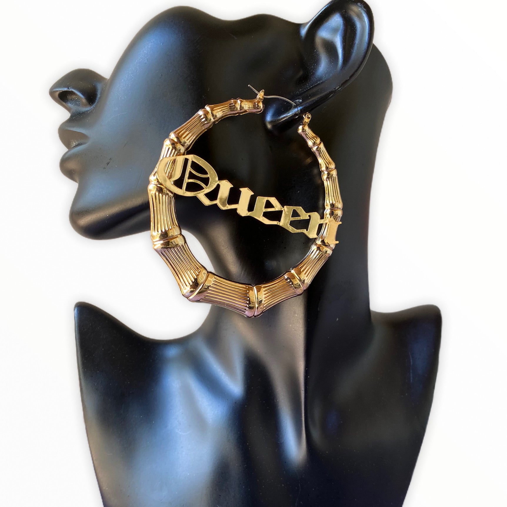 Around The Way "Queen" Earrings