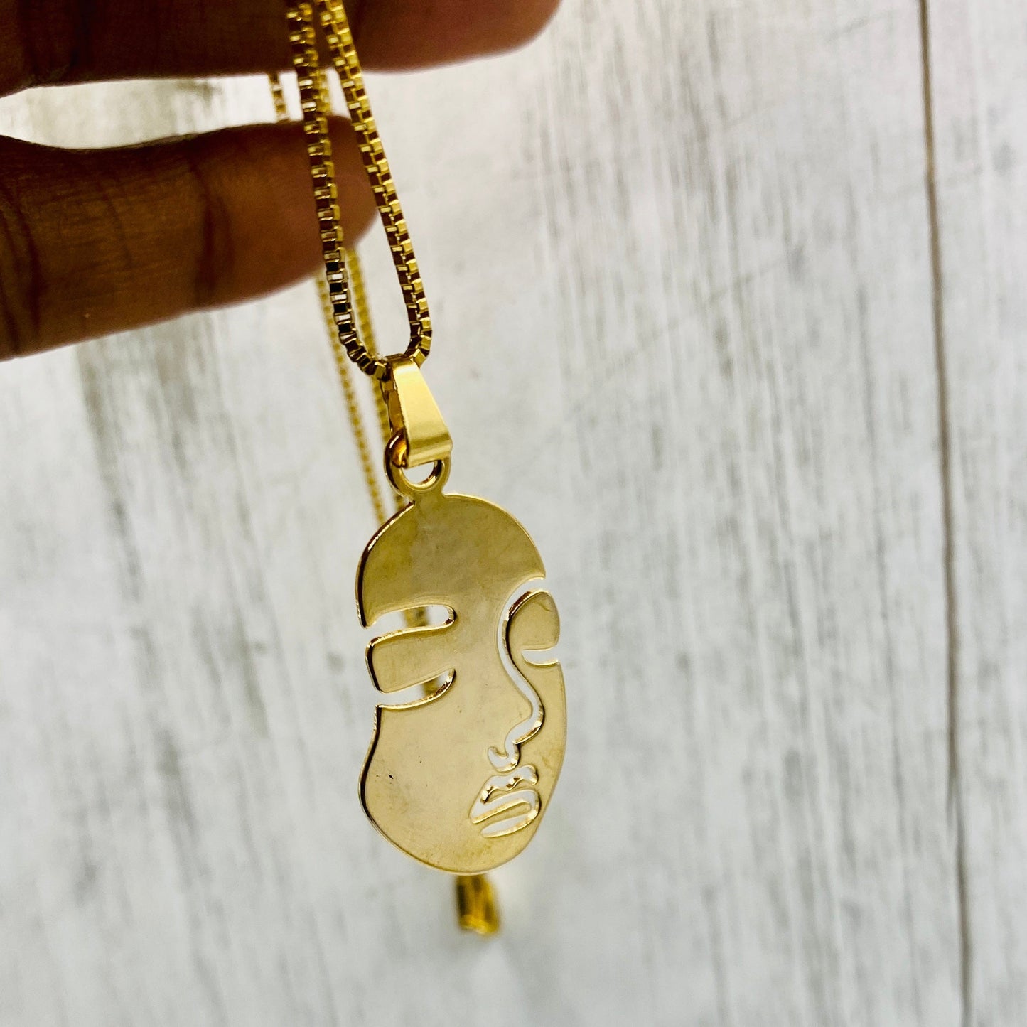 Face of Serenity Necklace | SwansNature