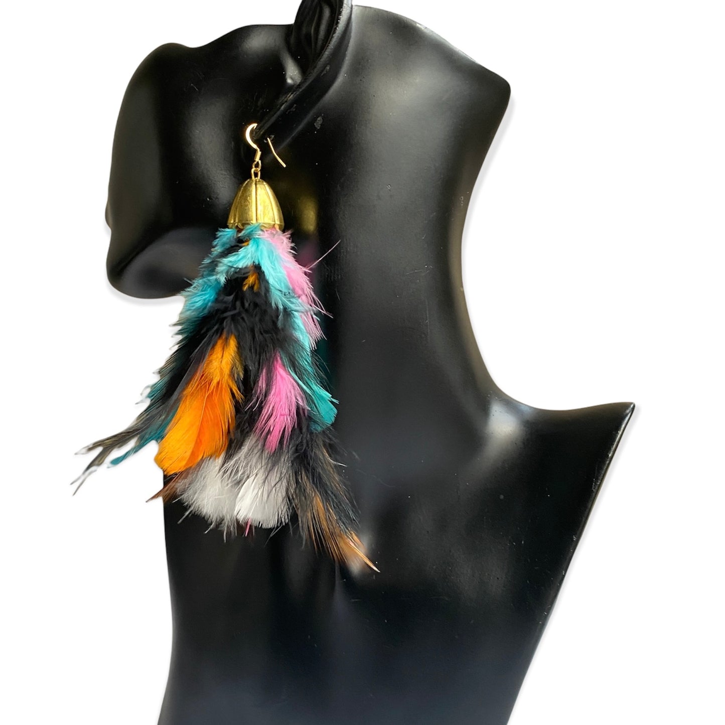 Apache Empress Feather Earrings