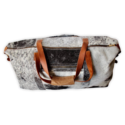 Full Cowhide Leather Duffle Traveler