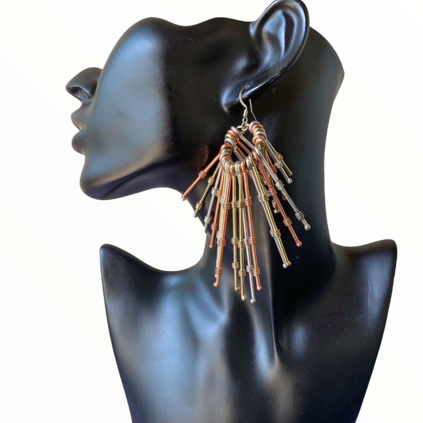 Tritone Sunburst Earrings | SwansNature