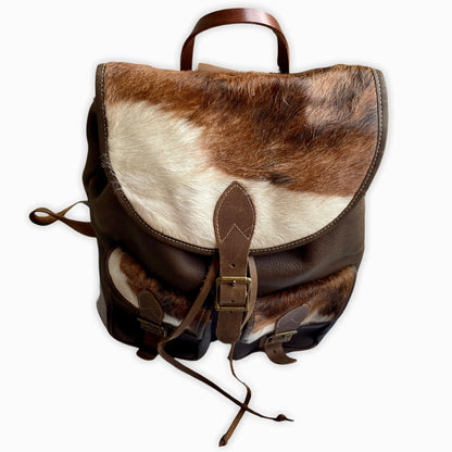 Tri Lux Milk Leather Backpack