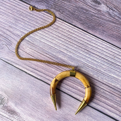 Wooded Tribone Earrings | SwansNature