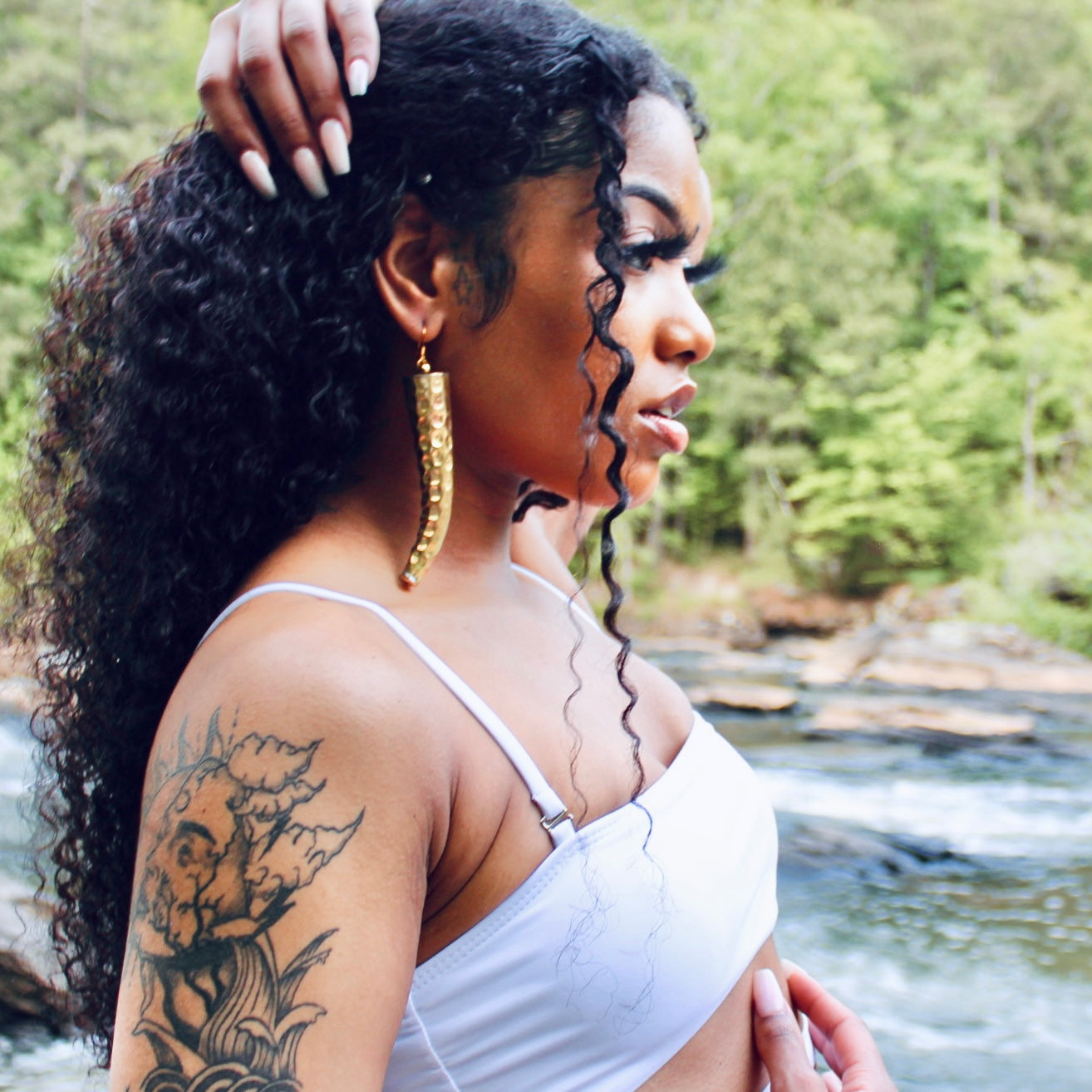 Golden Tooth 2.0 Earrings | SwansNature