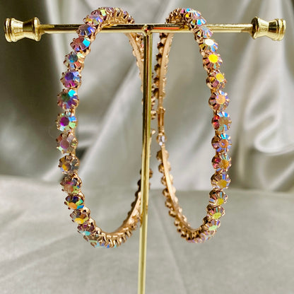 Classic Glam Hoop - Iridescent