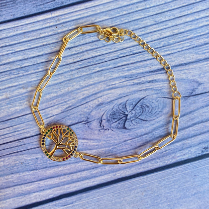 Tree of Life Link Bracelet | SwansNature