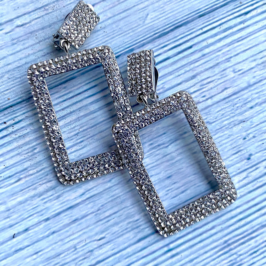 Square Glam Dangles