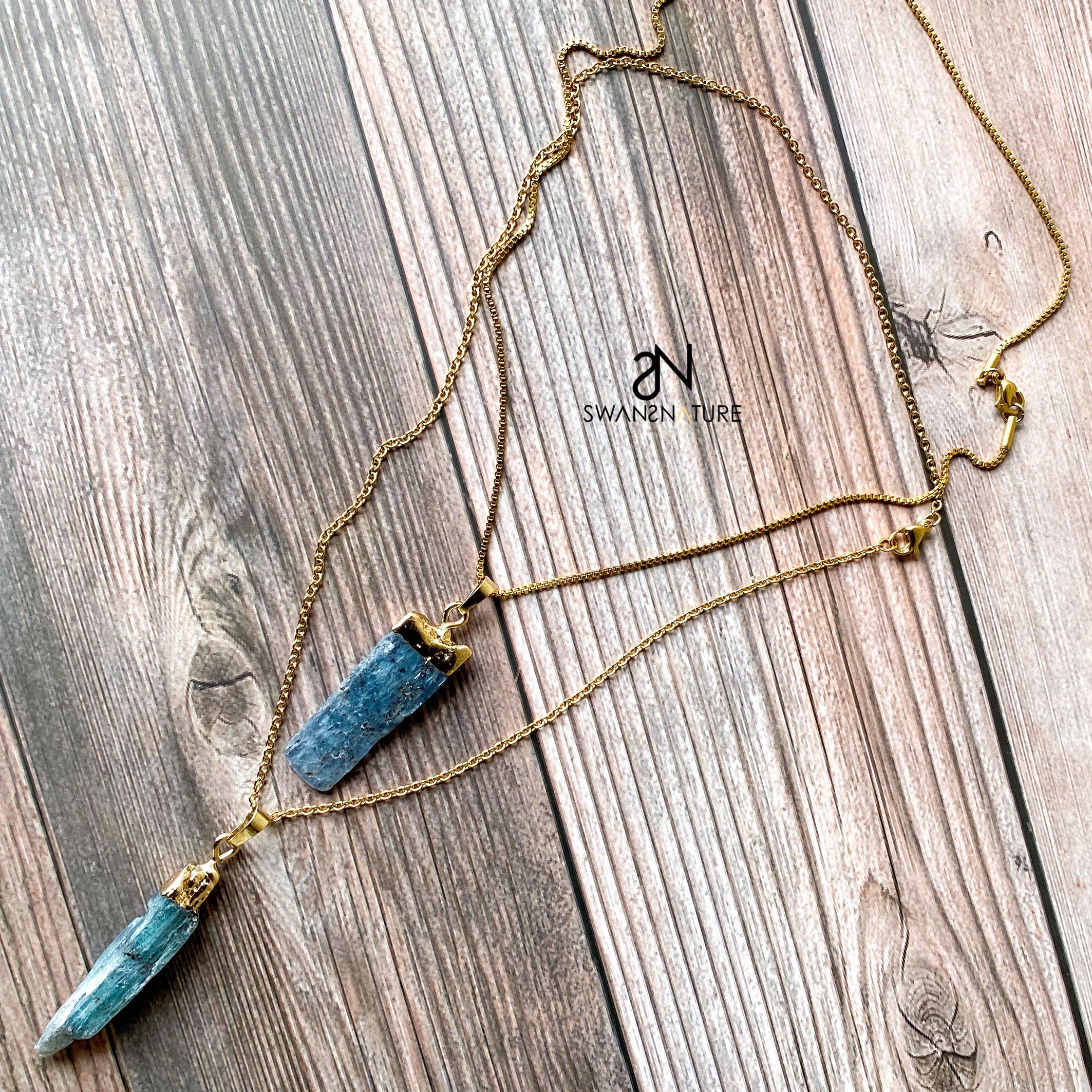 Kyanite Stone Empress Necklace